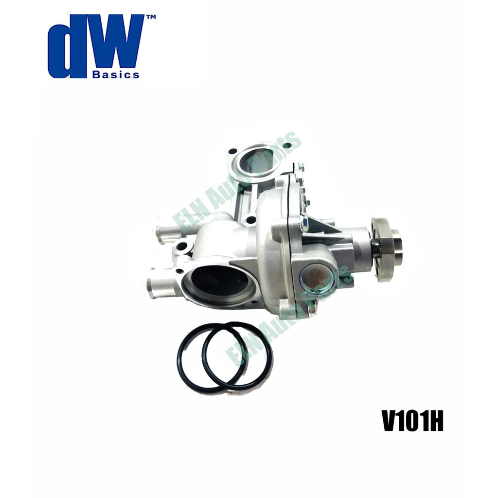 ปั๊มน้ำ-water-pump-ออดี้-audi-80-90-100-ปี-1981-เต็มลูก-ท่อน้ำ-2-ท่อ-ใบพัดเป็นครีบ