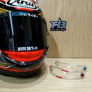 ภาพหน้าปกสินค้าสปอยเลอร์ปากระบาย Arai RX7X, RR5, Astro, Quantum J after market Color CLEAR ซึ่งคุณอาจชอบราคาและรีวิวของสินค้านี้