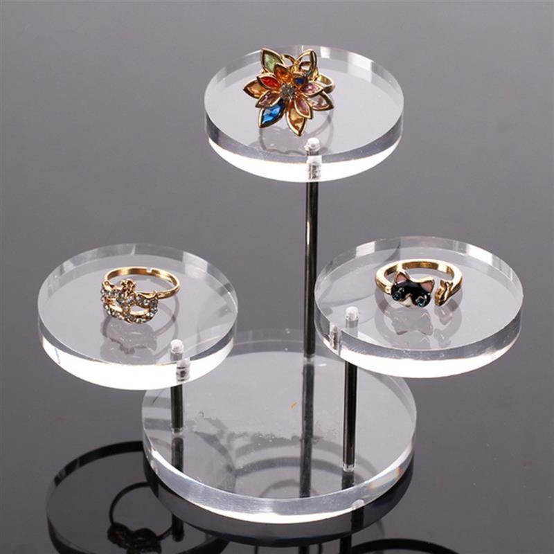 XJ Clear Acrylic Jewelry Necklace Rings Display Boxes Shop Organizer Jewelry Stand Shopee Thailand
