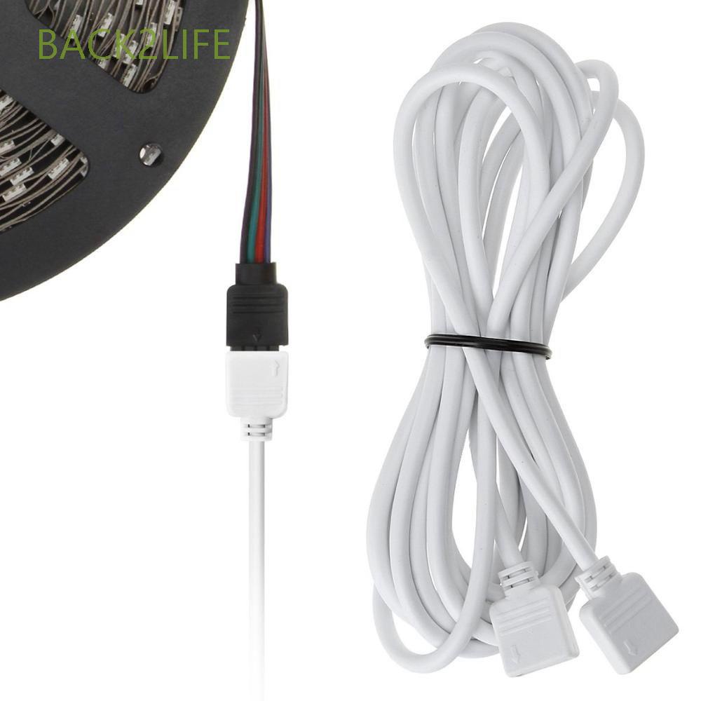 back2life-0-3m-1m-2m-3m-5m-10m-light-strip-extension-cable-rgb-rgbw-lamp-band-connector-white-cord-wire-extender-cord-accessory-4pin-led-with-needle-cable-cord