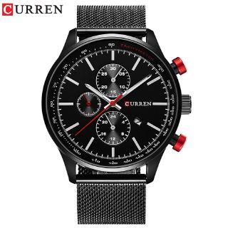 Luxury Brand CURREN Fashion Quartz Watch Analog Military Sports Men Wristwatch Steel Hodinky Masculino