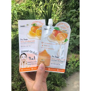 nami fresh jeju vitamin c brightening gel 1กล่อง มี 6ซอง