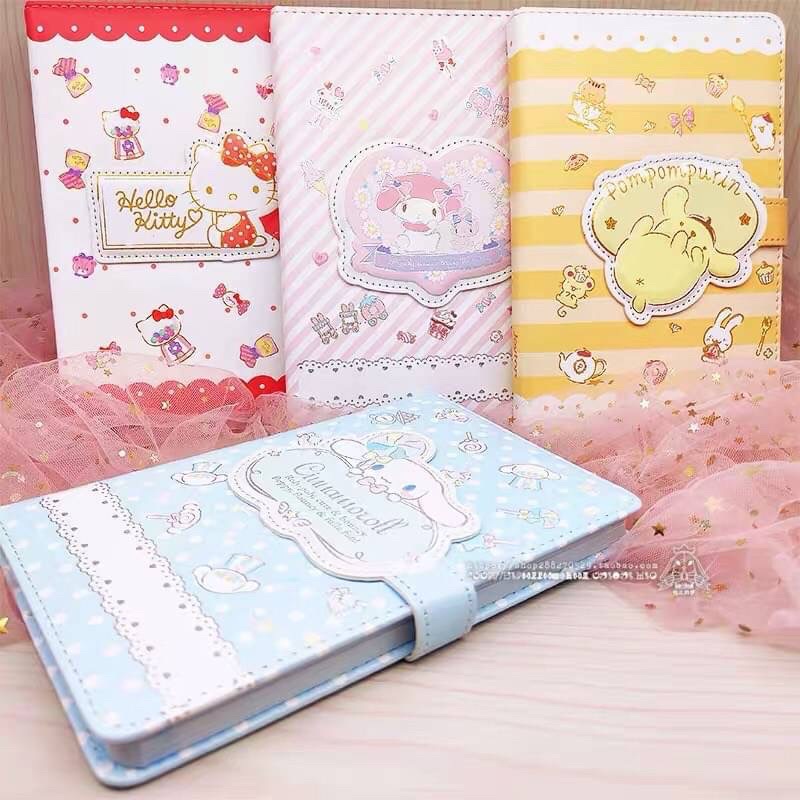 สมุดโน้ต-ลายซาริโอ้-my-melody-hello-kitty-cinamonroll-pompompurin