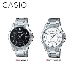 ภาพหน้าปกสินค้าCasio นาฬิกาข้อมือผู้ชาย สายสเเตนเลส สีเงิน รุ่น MTP-V004D,MTP-V004D-1B,MTP-V004D-7B ที่เกี่ยวข้อง