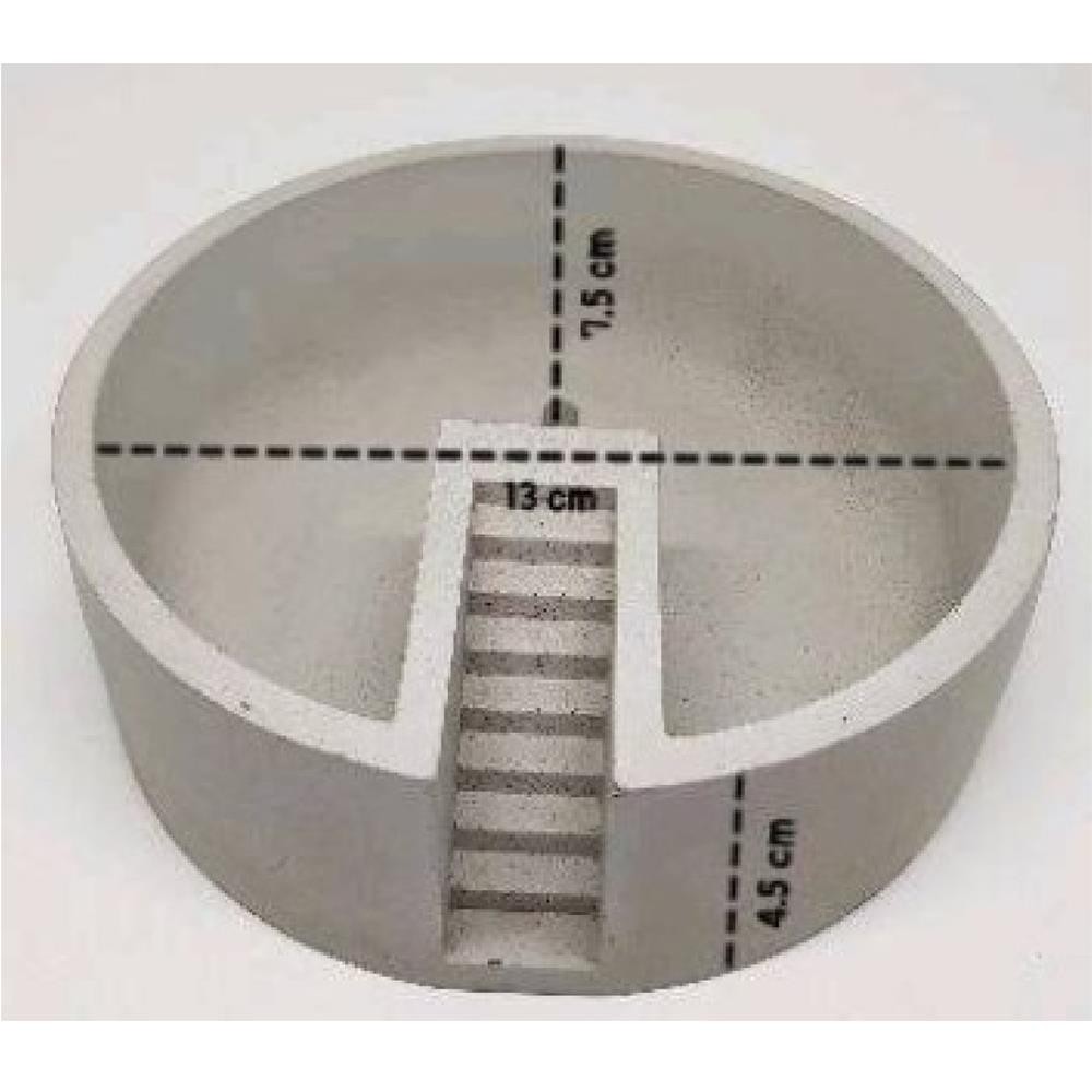 กระถางต้นไม้-อุปกรณ์-กระถางปูนกลมบันไดกลาง-บ้านปูนปั้น-bpp-27-สีธรรมชาติ-อุปกรณ์ตกแต่งสวน-สวน-อุปกรณ์ตกแต่ง-cement-archi
