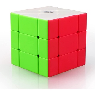 Qiyi ของเล่นปริศนา ลูกบาศก์ความเร็ว 3x3x3 สีดํา แข็งแรง และราบรื่น