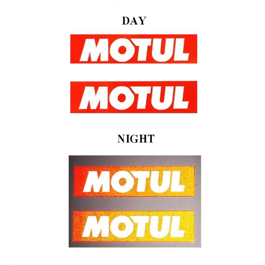 สติกเกอร์ สะท้อนแสง 3M แต่งซิ่ง ลายข้างรถ ติดกระจก รถยนต์ MOTUL(STICKER ...