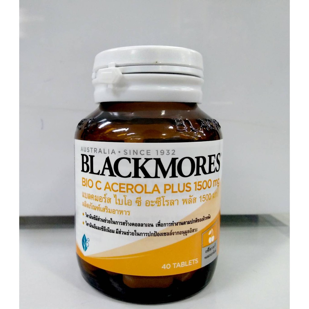 blackmores-bio-c-acerola-plus-40-เม็ด-แบลคมอร์ส-ไบโอซี-อะซีโรลา-พลัส-วิตามินซี