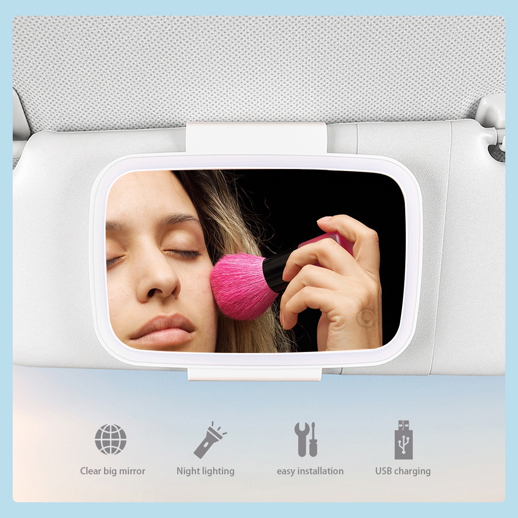 rechargeable-car-mirror-with-led-lights-sun-visor-universal-makeup-touchscreen-mirrors-travel-sun-shading-elen