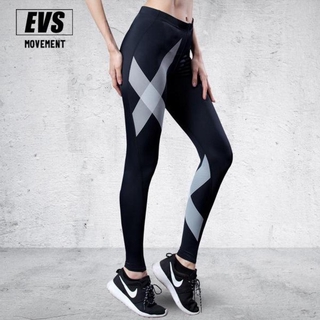 Women Compression Tights Move Black/White