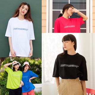 เสื้อยืดพิมพ์ลายแฟชั่น Amityoriginal ®  : Oversize T Shirt : 5 Colors เสื้อยืดโอเวอร์ไซส์ เสื้อยืด