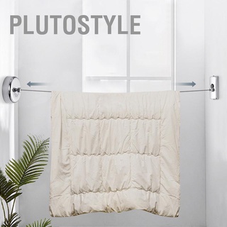 Plutostyle ราวตากผ้า แบบแขวนผนัง ยืดหดได้ พับเก็บได้ สําหรับบ้าน โรงแรม