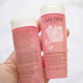 ส่งฟรี LANCOME Tonique Confort Re-Hydrating Comforting Toner with Acacia Honey 50ml  โทนเนอร์ OCT01