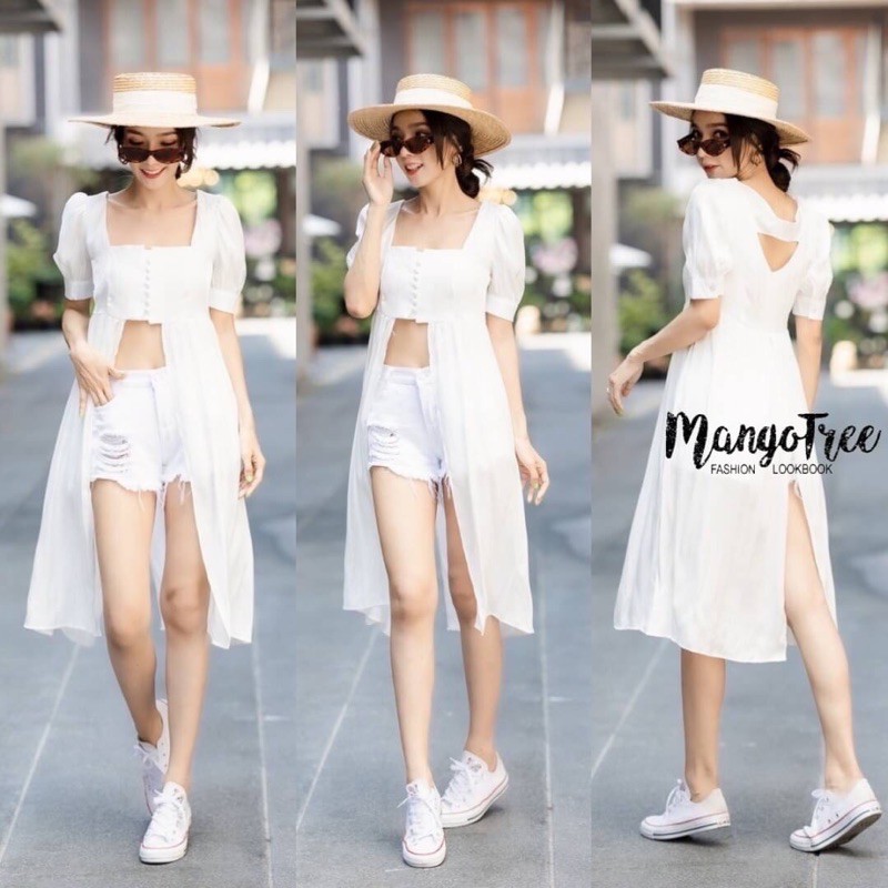 เสื้อเนื้อผ้าไหมผ้ามันเงางามเนื้อดี-mangotree