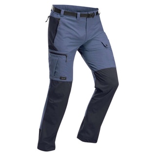 กางเกงขายาวที่มีความทนทานสูงสำหรับผู้ชายใส่เดินเทรคกิ้งบนภูเขารุ่น Trek 500 (สีน้ำเงิน)