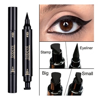 ภาพหน้าปกสินค้าliquid eyeliner pen, waterproof and sweat-proof, large-head seal eyeliner, long-lasting non-smudge, quick-drying liquid eyeliner pen/อายไลเนอร์ชนิดน้ำยาวนานดำของแท้ซุปเปอร์กันน้ำและยาวนานไม่สำคัญสามเณรอายไลเนอร์Genuine black liquid eyeliner, super black ที่เกี่ยวข้อง