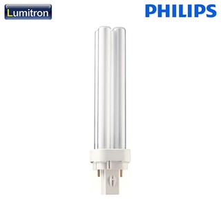 ภาพขนาดย่อของภาพหน้าปกสินค้าหลอดตะเกียบ PLC 26W ฟิลิปส์ PLC26-CW4P-PH แสงขาวนวล คูลไวท์ 4000K 4ขา(pins) ยี่ห้อPhilips รุ่น PLC26W/840/4P จากร้าน lumitronlighting บน Shopee