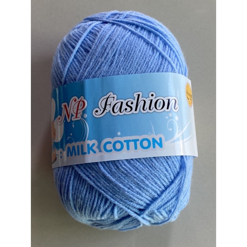 ไหมพรมcotton-milk-np-น้ำหนัก-100-กรัม
