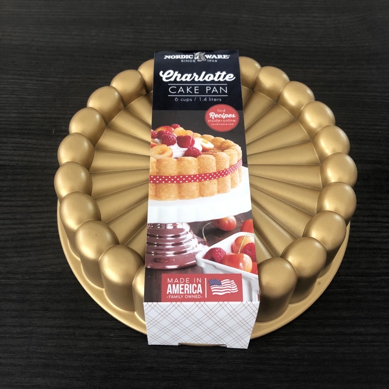  Nordic Ware Charlotte Cake Pan, 6-Cup/1.4 Liters