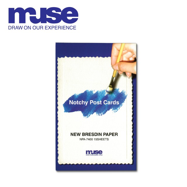 MUSE Post crad สีน้ำ Muse new Bresdin (Notchy Post Card New Bresdin ...