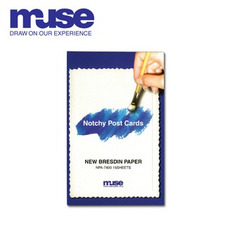 MUSE Post crad สีน้ำ Muse new Bresdin (Notchy Post Card New Bresdin Paper)