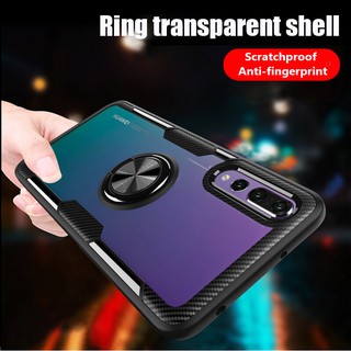 For Xiaomi Note 10 Pro Redmi Note 8 Pro Note 7 Pro Note5  Luxury Silicone Case Transparent Case Magnetic Car Ring Case Covers