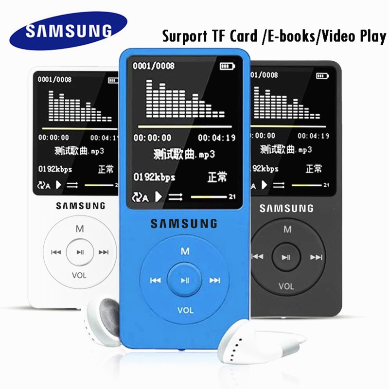 เครื่องเล่น-mp4-วิทยุ-fm-mp3-รองรับการ์ดหน่วยความจํา-แบบพกพา-หน้าจอ-lcd-samsung