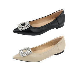 โปรโมชั่น : Sweet Palettes รองเท้าหนังแกะ Carrie Fawn Donna Snow English Navy and Mossy