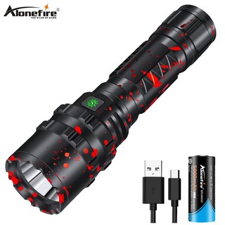 Alonefire G200 XHP50.2 ไฟฉาย LED 8000LM กันน้ํา ชาร์จ USB สําหรับตั้งแคมป์