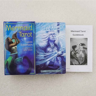 สินค้า การ์ดเกม Mermaid Tarot ขนาด 12X7 ซม. 78 ชิ้น