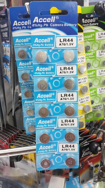 ถ่านกระดุม Accell LR44(A76) 1.5V | Shopee Thailand