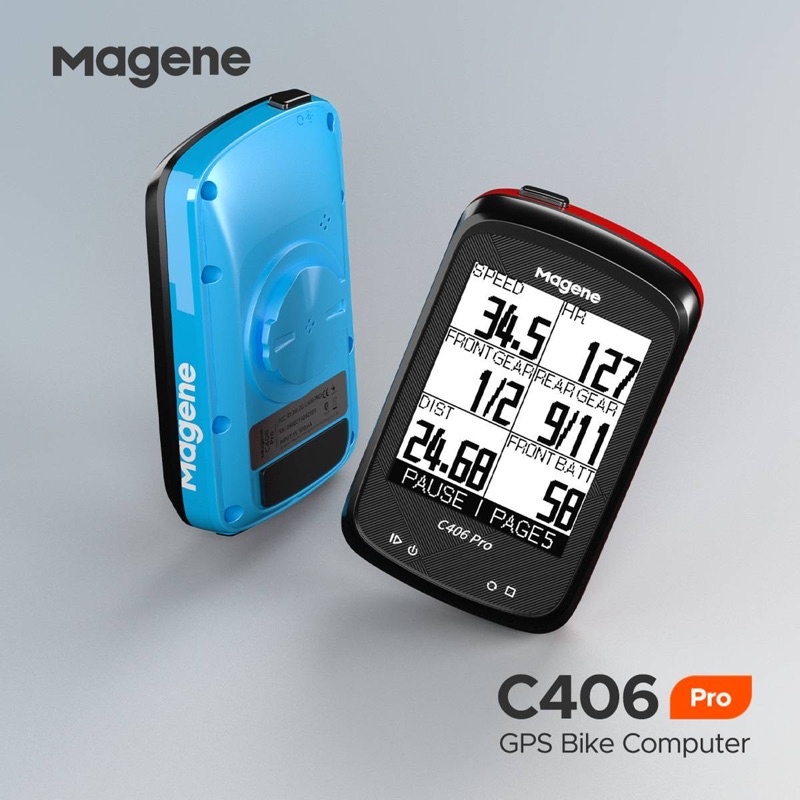 ไมล์จักรยาน Magene C406 Pro Bundle ตัวท๊อปฟังชั่นจัดเต็ม(แถมเคสซิลิโคน ...