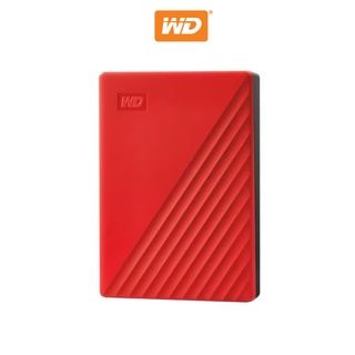 ภาพขนาดย่อของภาพหน้าปกสินค้าWestern Digital HDD 4 TB External Harddisk ฮาร์ดดิสพกพา รุ่น My Passport ,4 TB,USB 3.2 Gen 1,RED จากร้าน wd_thailand บน Shopee