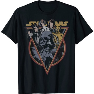 เสื้อยืด Star Wars Retro Characters Vintage Style T-Shirt For  Tops