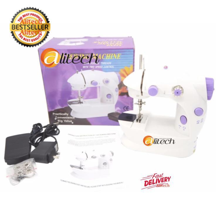 alitech-sewing-machine-จักรเย็บผ้า-จักรเย็บผ้าขนาดเล็ก-ไฟฟ้า-พร้อมไฟส่องสว่าง-อุปกรณ์เครื่องเย็บผ้าครบ