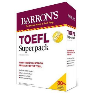 (C221) 9781506267630 TOEFL SUPERPACK: 3 BOOKS+PRACTICE TESTS Ed.5/2020