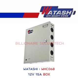 WATASHI WKC068 CCTV Power Supply 15Amp BY Billionaire Securetech