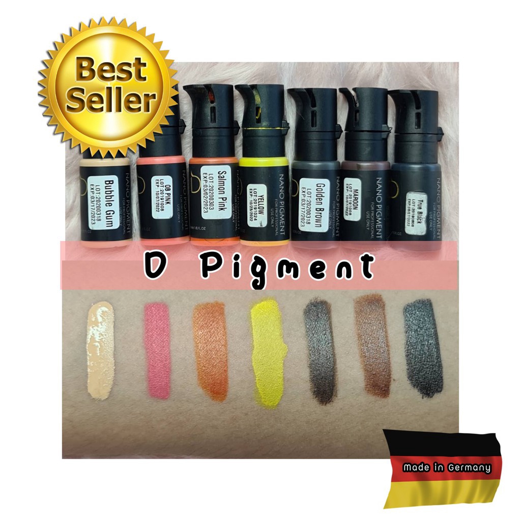 ส่งฟรี-สีสักคิ้ว-d-pigment-นำเข้าจากเยอรมัน-ส่งฟรี