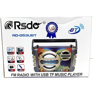 Rsdc รุ่น : RD - 053 UBT ( FM RADIO WITH USB TF MUSIC PLAYER )