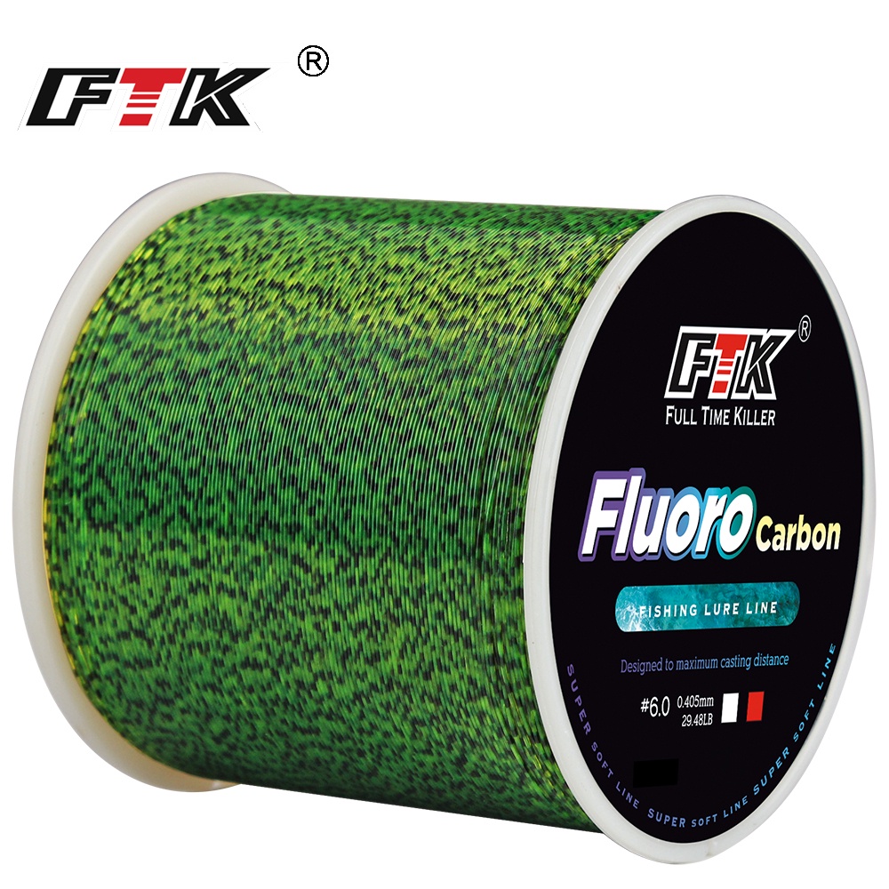 500M Fluorocarbon Coating Carbon Fiber Monofilament Leader Line Carp