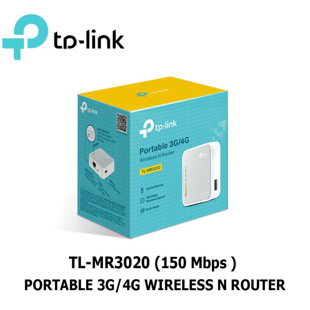 ภาพสินค้าโปรแรง12.12 TP-LINK (TL-MR3020) 3G / 4G Router Wireless N150 Portable จากร้าน hardware_corner บน Shopee ภาพที่ 1