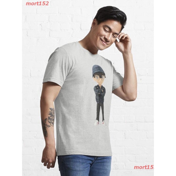 เสื้อยืดโอเวอร์ไซส์เสื้อยืดราคาถูกmort152-เสื้อยืดสีพื้นคอกลม-ชุดครอบครัว-เสื้อยืดสีพื้น-เสื้อยืดสีพื้นเด็ก-detective-co