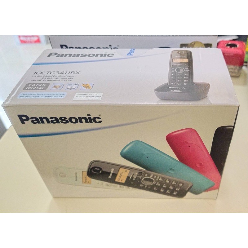 panasonic-โทรศัพท์ไร้สายkx-tg3411bx-สินค้าประกันศูนย์1ปี