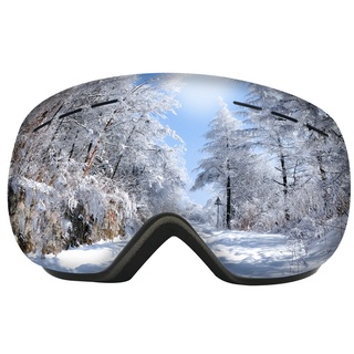 ราคาแว่นตาเล่นสกี สองชั้น ป้องกันหมอก กัน UV400 สําหรับผู้ชาย ผู้หญิง