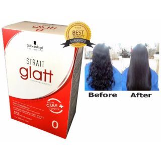 🍒ครีมยืดผม Schwarzkopf Professional Strait Glatt 
ชวาร์สคอฟ โปรเฟสชั่นนอล แกลทท์ สเตรท 120 ml .