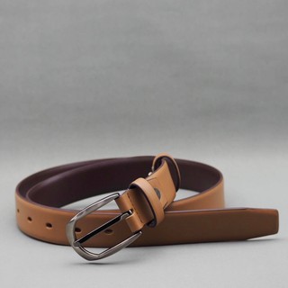 เข็มขัดหนังวัวริมบาง 1.1” Cow leather belt 1.1"