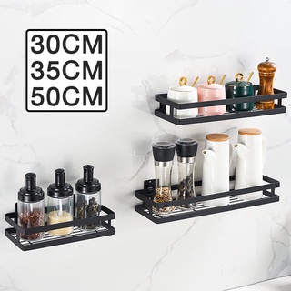 ชั้นวางเครื่องปรุงติดผนัง  ที่วางเครื่องปรุง สแตนเลส ไม่ต้องเจาะ  spice rack ECM