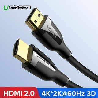 ภาพหน้าปกสินค้าUGREEN 4K*2K@60Hz  HDMI Cable HDMI 2.0 HD Clear(60438,60439,60440) ที่เกี่ยวข้อง