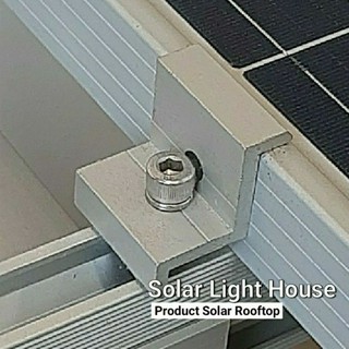 สินค้า SOLAR End Clamp 35 mm อุปกรณ์ยึดแผงโซล่าเซลล์  Aluminum