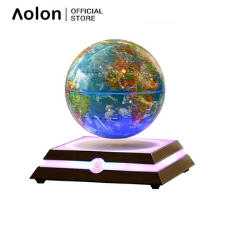 Aolon DQY โช๊คอัพ 360° ลูกโลกเรืองแสง LED อัตโนมัติ แบบหมุนได้